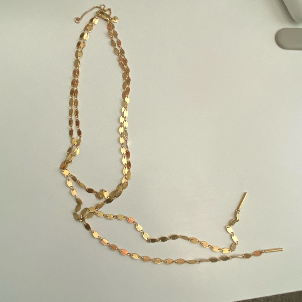 MW Double chain necklace